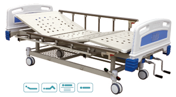 Double Crank Medical Bed